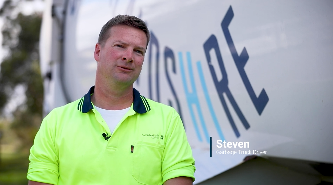 2023 NSW EPA video featuring SSC waste staff member Steven