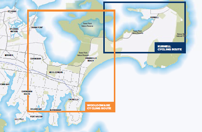 Woolooware Bay to Kurnell Guide Map