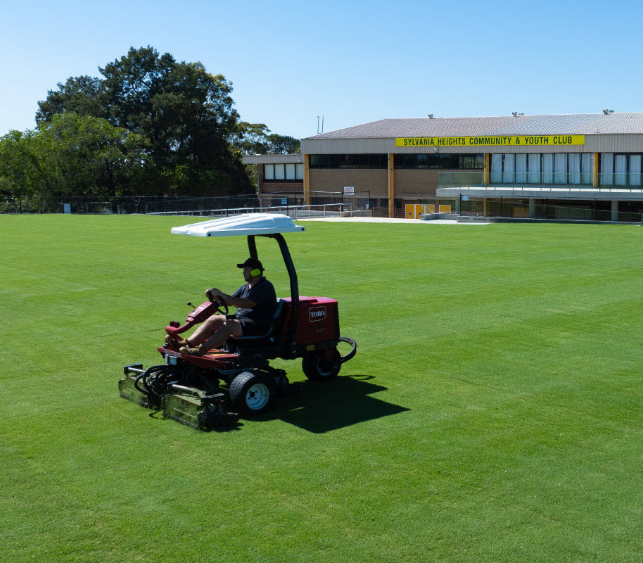 Turf establishment mowing