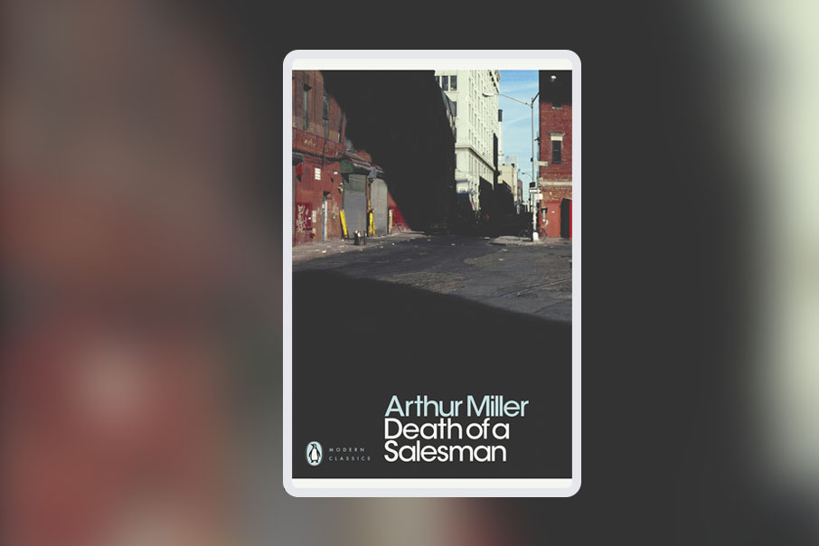 Death of a salesman by Arthur Miller [book cover]