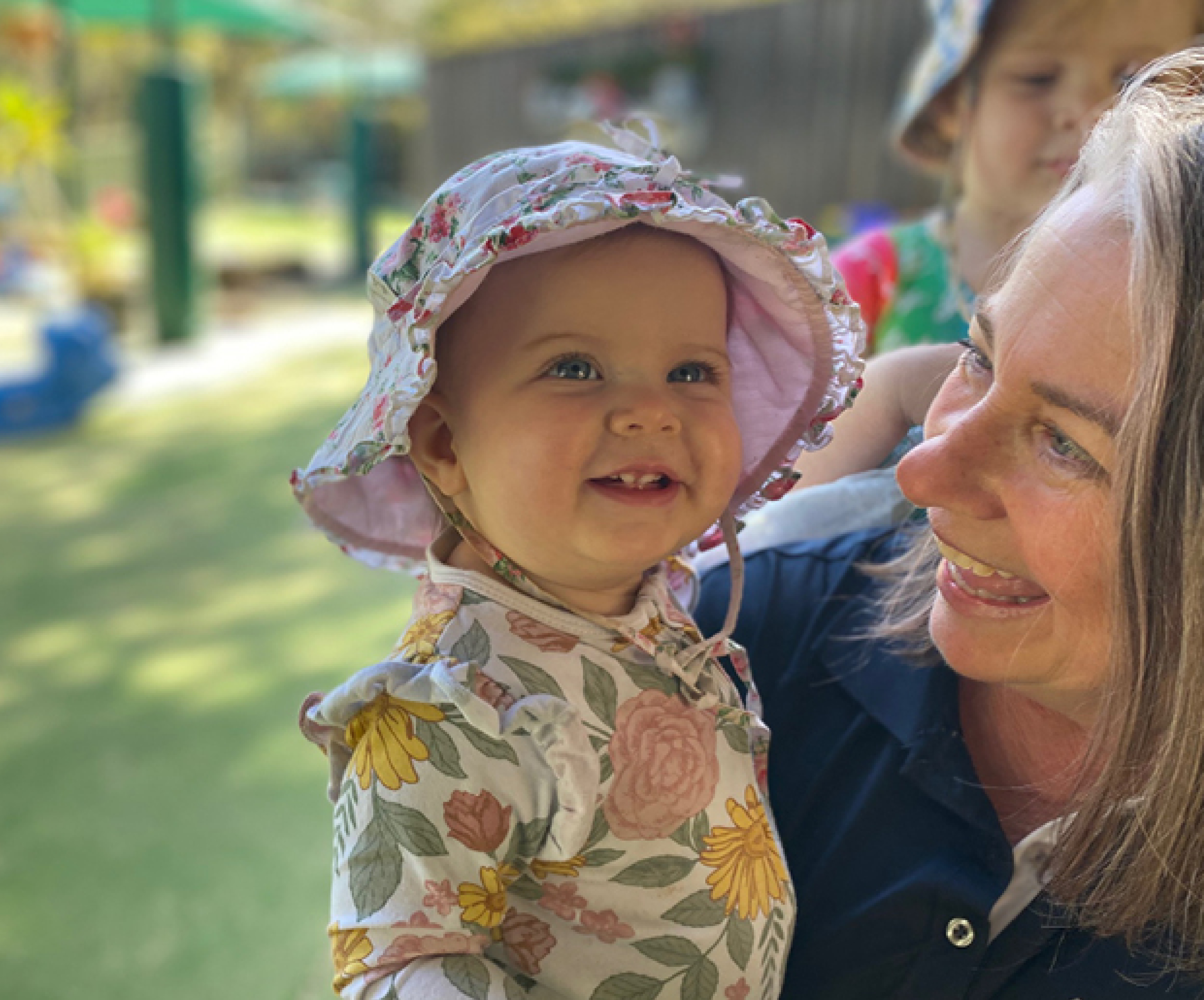 Sutherland Shire childcare worker with toddler