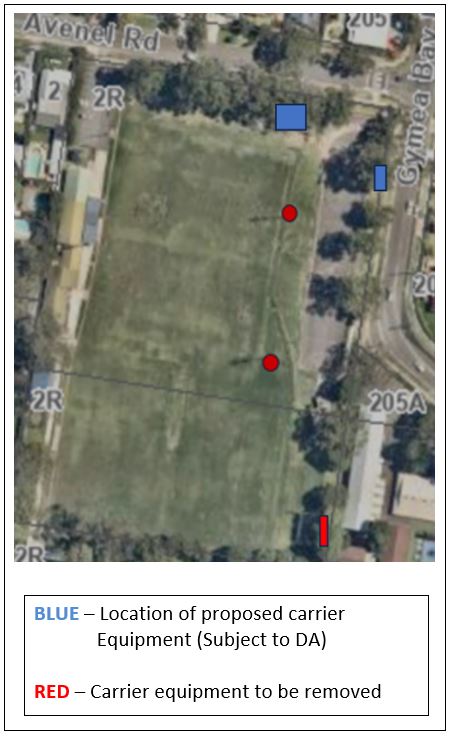 Aerial Map for Part 2R Avenel Road, Gymea Bay 