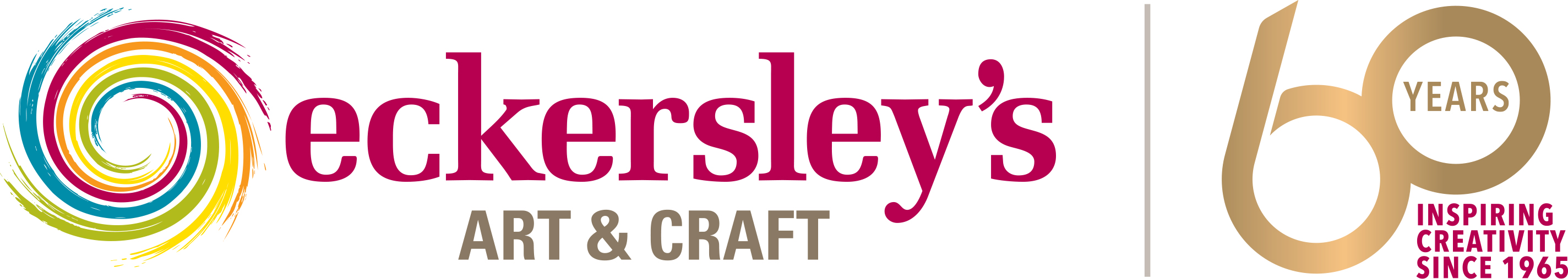 Eckersley's Art & Craft 60th Anniversary logo