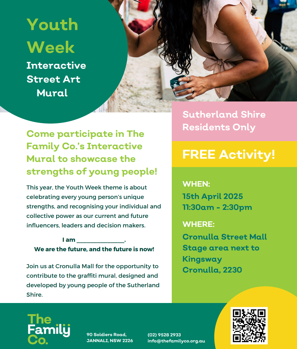 youth week mural flyer