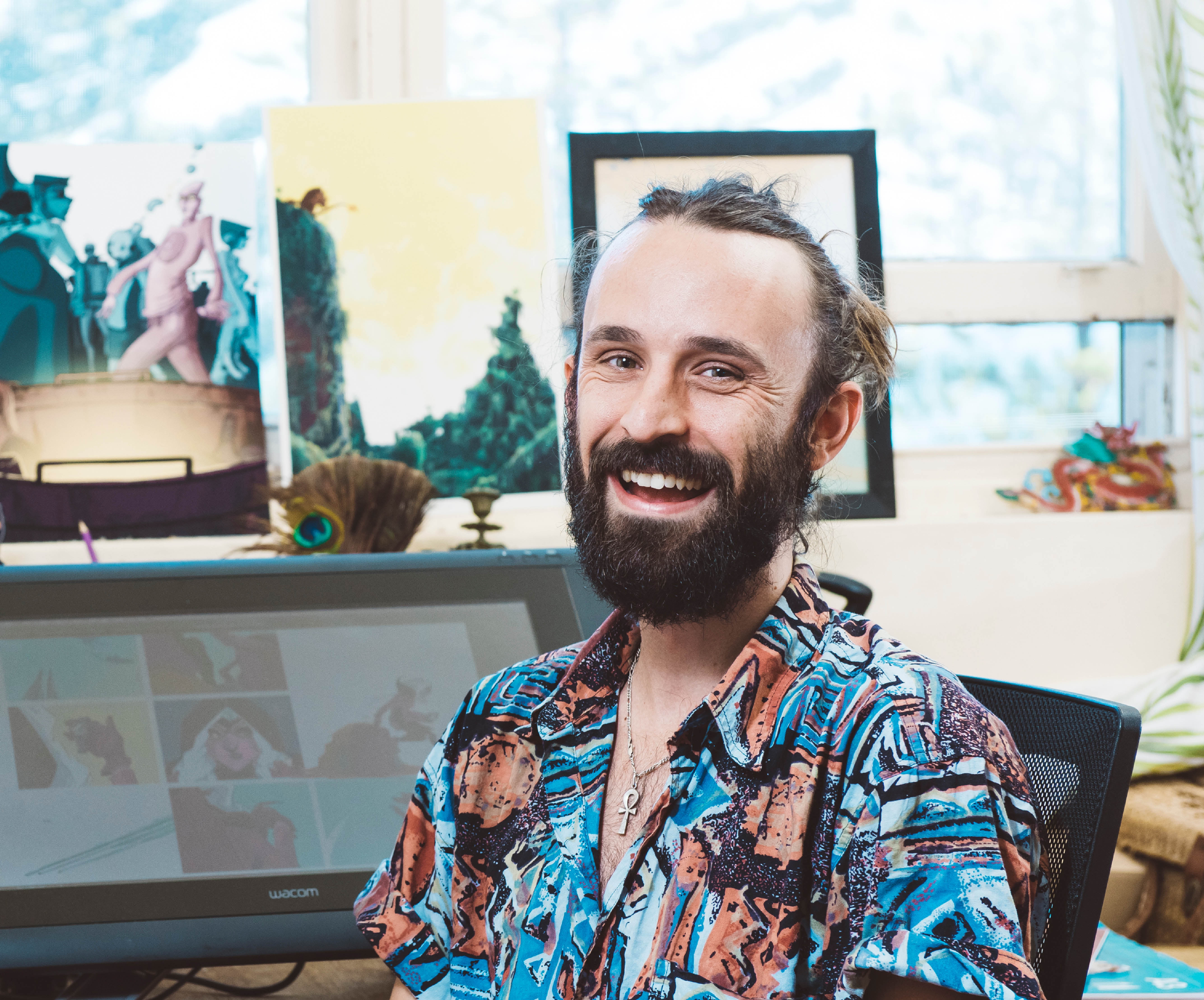 head shot of artist Louie Joyce